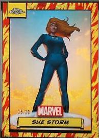 2024 Topps Chrome Sue Storm [Human Torch Refractor] #78 card