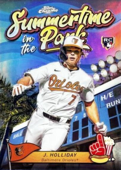2024 Topps Chrome Summertime in the Park Jackson Holliday #SITP-8 card