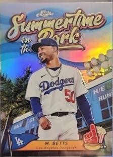 2024 Topps Chrome Summertime in the Park Mookie Betts #SITP-1 card