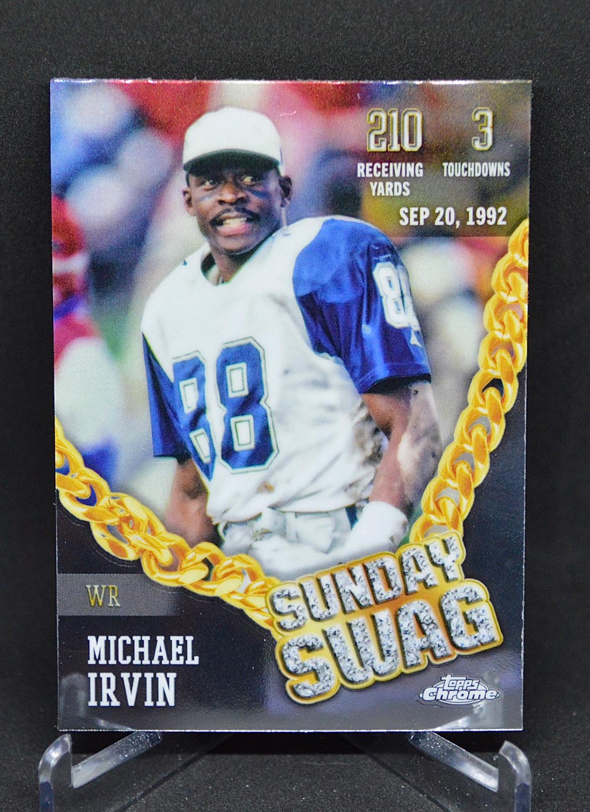 2024 Topps Chrome Sunday Swag Michael Irvin #SS-12 card
