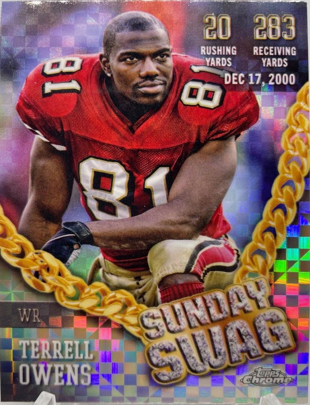 2024 Topps Chrome Sunday Swag Terrell Owens #SS-17 card