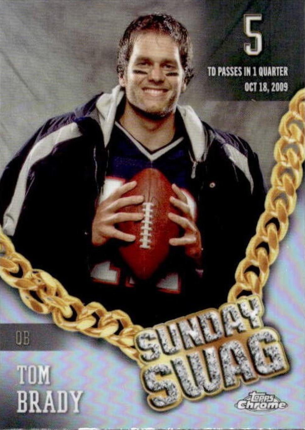 2024 Topps Chrome Sunday Swag Tom Brady [Refractor] #SS-1 card