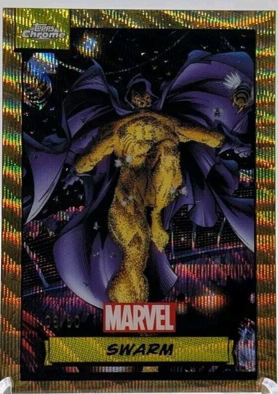 2024 Topps Chrome Swarm [Gold Wave] #134 card