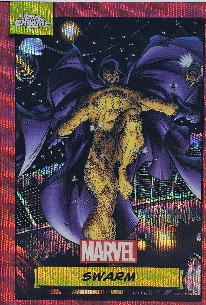 2024 Topps Chrome Swarm [Red Wave] #134 card