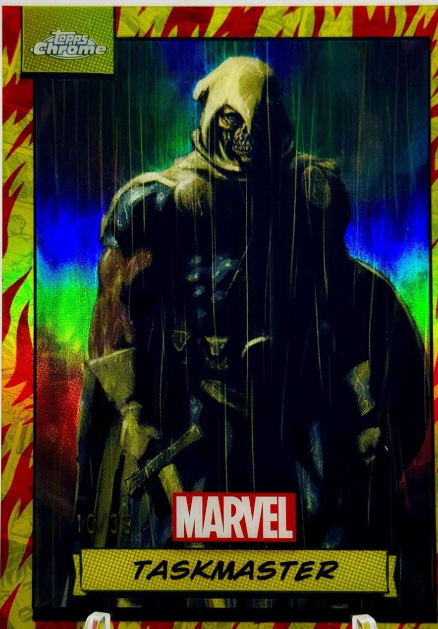 2024 Topps Chrome Taskmaster [Human Torch Refractor] #135 card