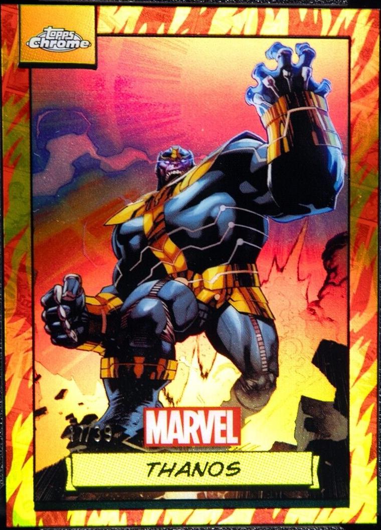 2024 Topps Chrome Thanos [Human Torch Refractor] #72 card