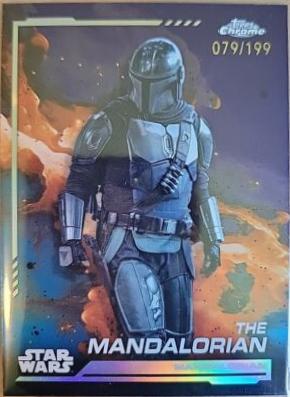 2024 Topps Chrome The Mandalorian [Aqua Refractor] #21 card