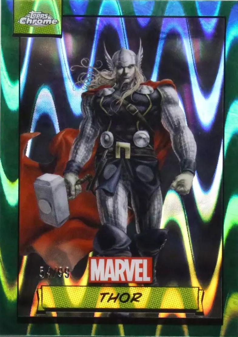 2024 Topps Chrome Thor [Green Gamma Ray Wave] #32 card