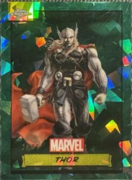 2024 Topps Chrome Thor [Green Refractor] #32 card
