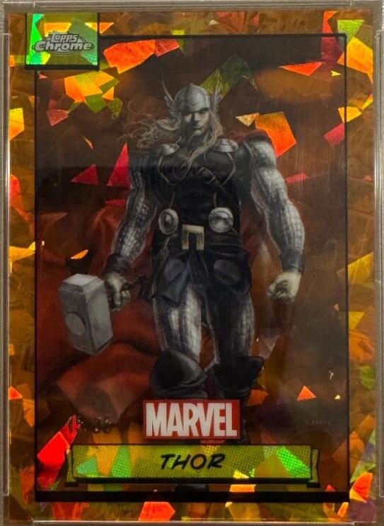 2024 Topps Chrome Thor [Orange Sapphire] #32 card