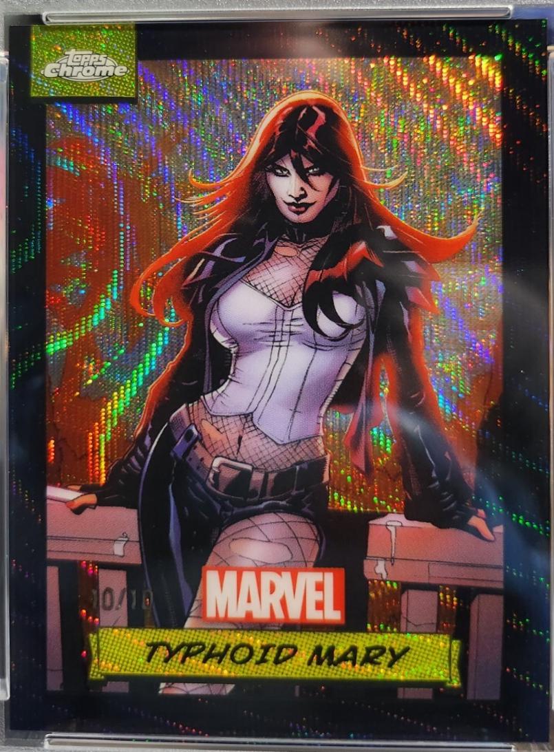 2024 Topps Chrome Typhoid Mary [Black Wave] #36 card