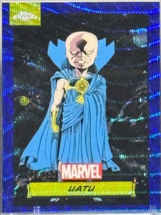 2024 Topps Chrome Uatu [Blue Wave] #85 card