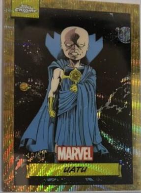 2024 Topps Chrome Uatu [Gold Wave] #85 card