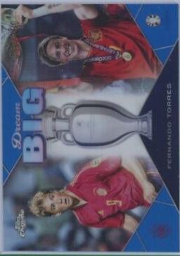 2024 Topps Chrome UEFA Euro Dream Big Fernando Torres #DB-9 card