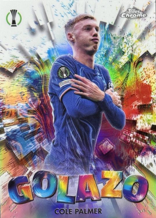 2024 Topps Chrome UEFA Golazo Cole Palmer #GZ-25 card