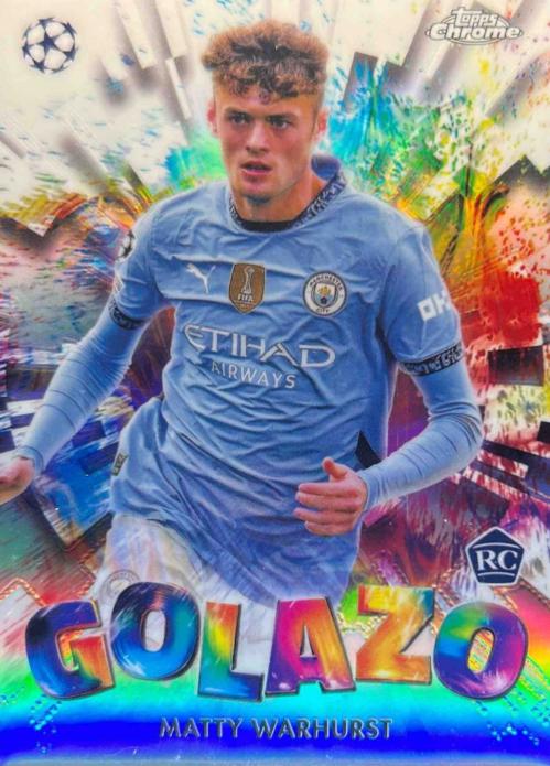 2024 Topps Chrome UEFA Golazo Matty Warhurst #GZ-11 card