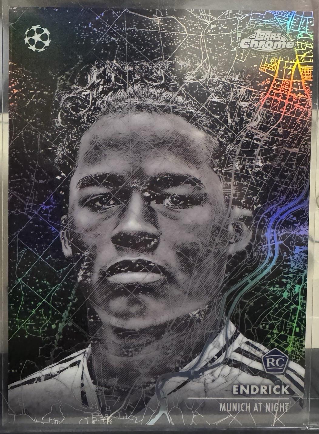 2024 Topps Chrome UEFA Munich at Night Endrick #MN-2 card