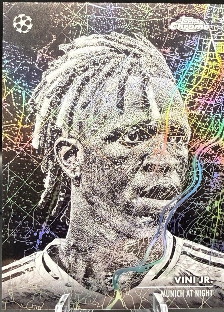2024 Topps Chrome UEFA Munich at Night Vini Jr. #MN-7 card