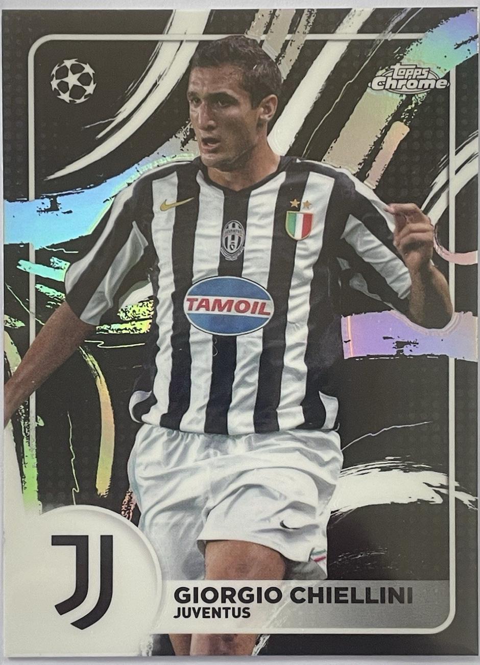 2024 Topps Chrome UEFA Soccer Brush Giorgio Chiellini #SB-5 card