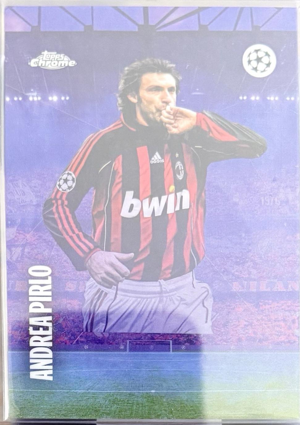 2024 Topps Chrome UEFA Tifo Andrea Pirlo #TF-2 card