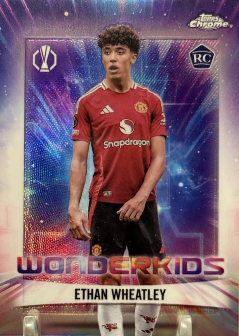 2024 Topps Chrome UEFA Wonderkids Ethan Wheatley #WK-12 card