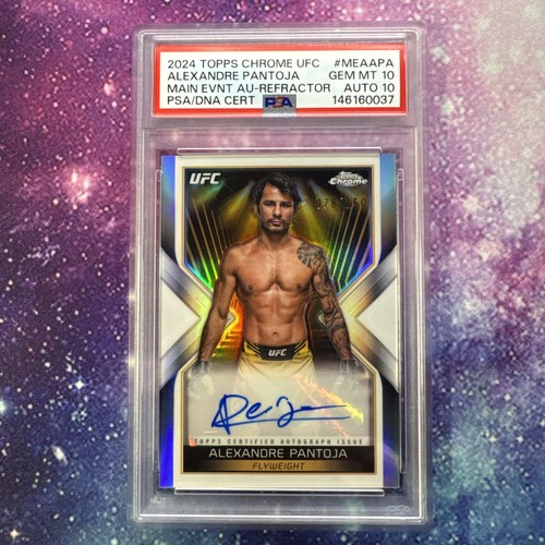 2024 Topps Chrome UFC Main Event Autograph Alexandre Pantoja [Refractor] #MEA-APA card