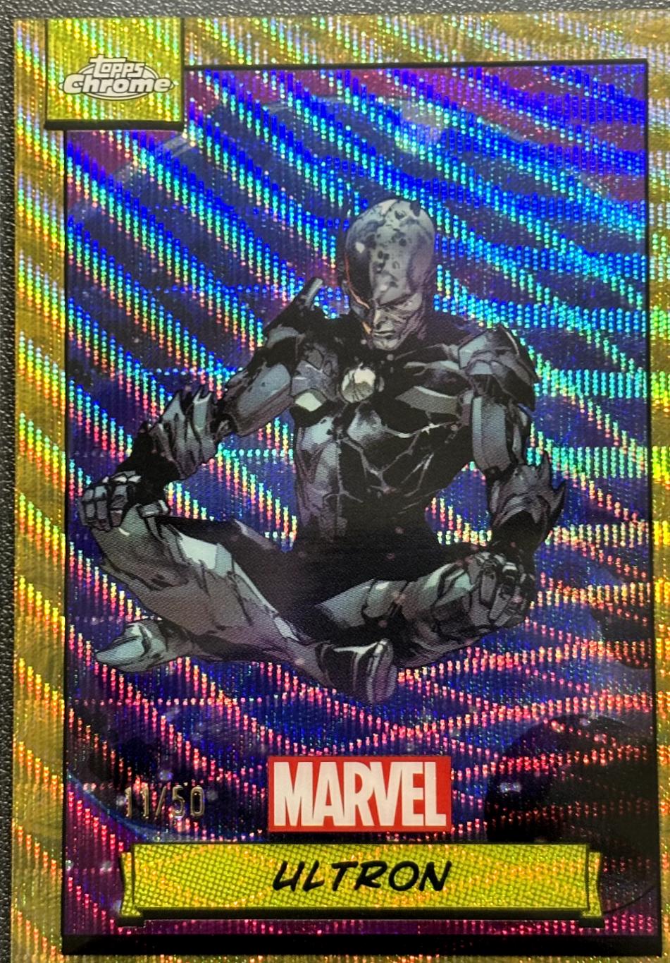 2024 Topps Chrome Ultron [Gold Wave] #56 card