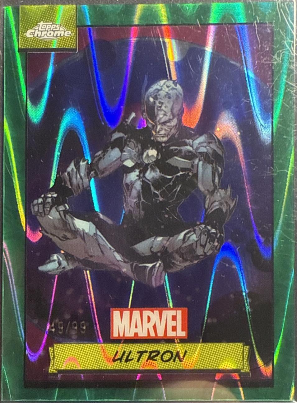 2024 Topps Chrome Ultron [Green Gamma Ray Wave] #56 card