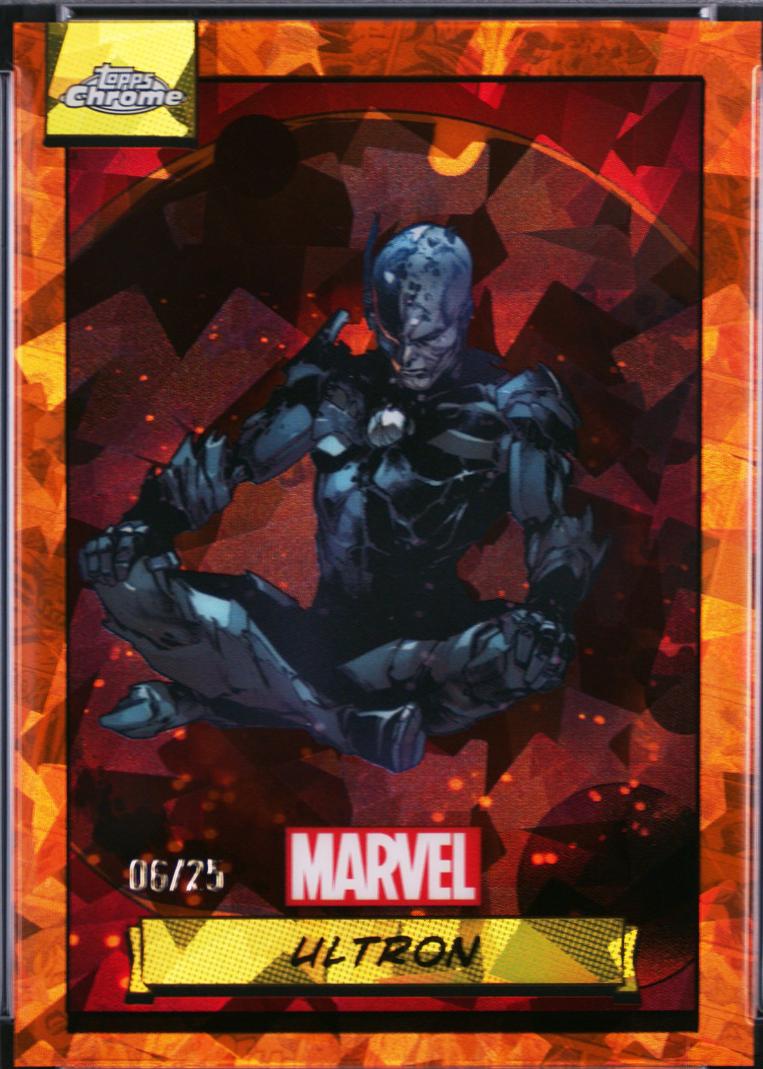 2024 Topps Chrome Ultron [Orange Sapphire] #56 card