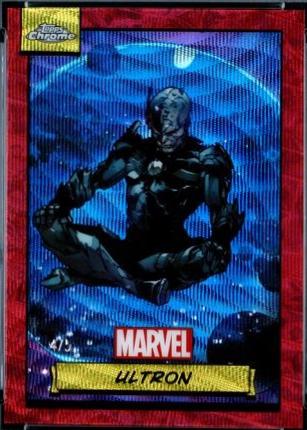 2024 Topps Chrome Ultron [Red Wave] #56 card