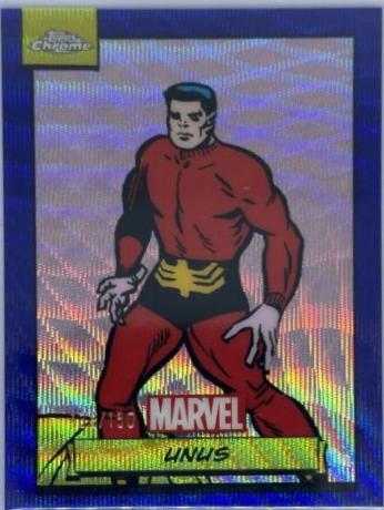 2024 Topps Chrome Unus [Blue Wave] #141 card