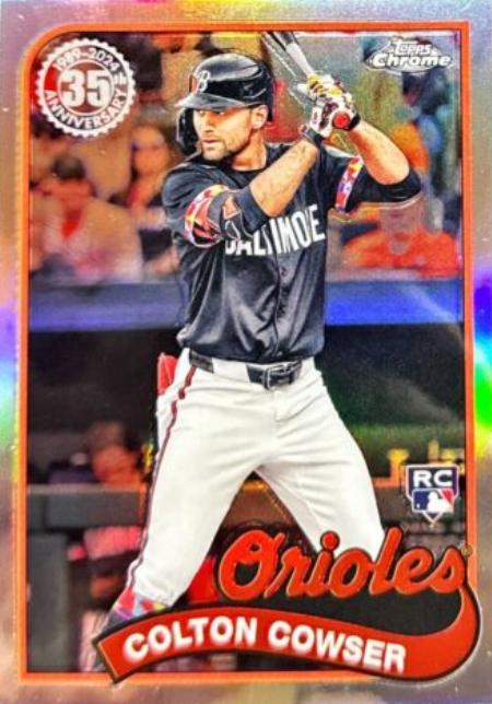 2024 Topps Chrome Update 1989 Colton Cowser #89CU-15 card