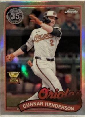 2024 Topps Chrome Update 1989 Gunnar Henderson #89CU-12 card