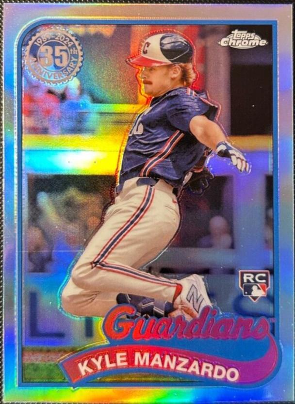 2024 Topps Chrome Update 1989 Kyle Manzardo #89CU-10 card