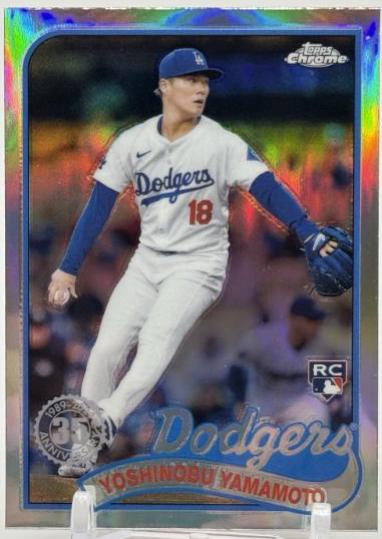 2024 Topps Chrome Update 1989 Yoshinobu Yamamoto [Silver Refractor] #89CU-5 card