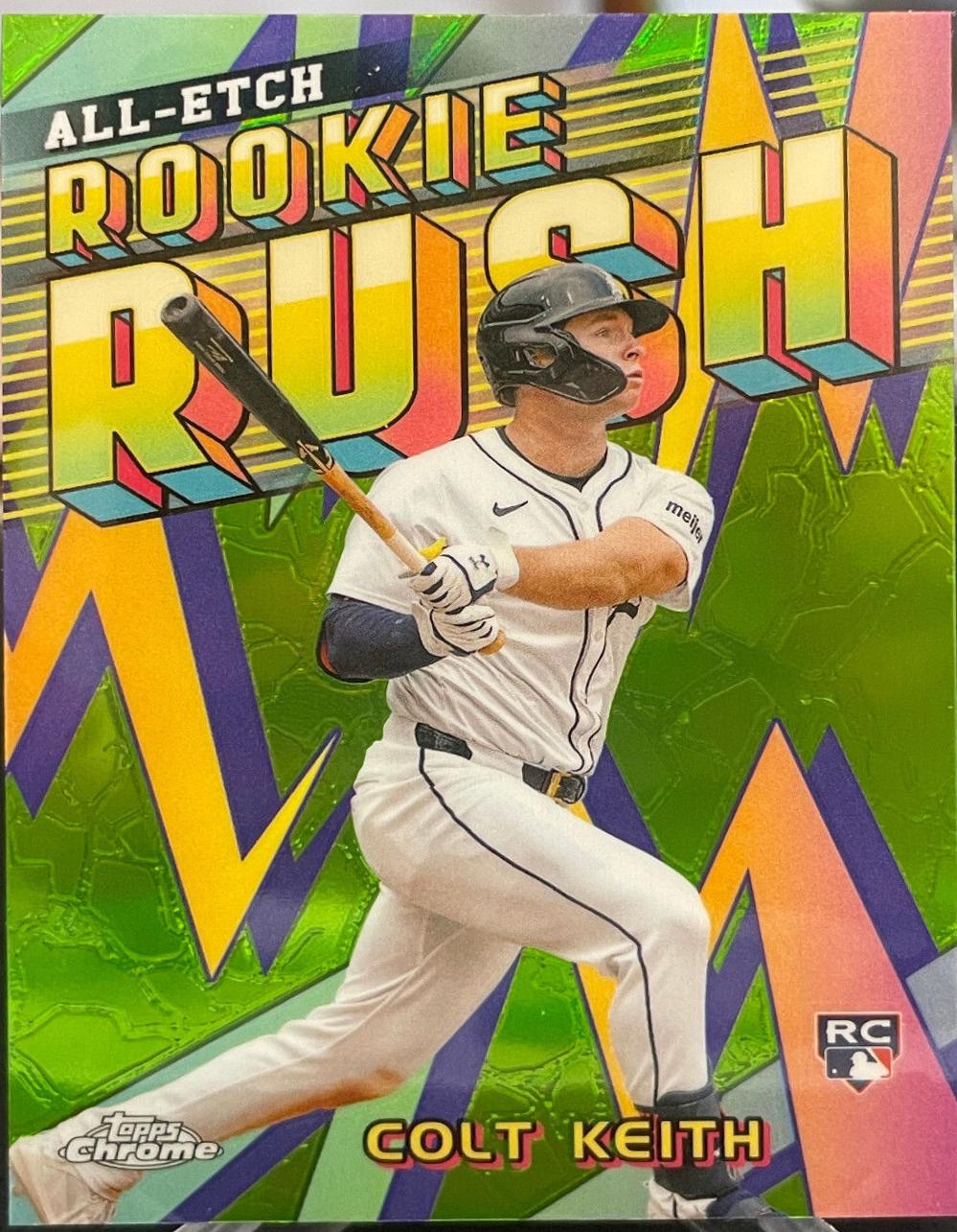 2024 Topps Chrome Update All-Etch Rookie Rush Colt Keith #CAERU-5 card