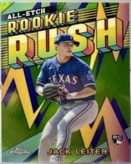 2024 Topps Chrome Update All-Etch Rookie Rush Jack Leiter #CAERU-8 card