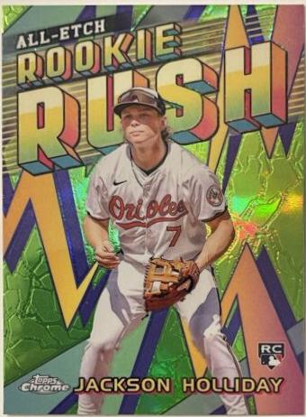 2024 Topps Chrome Update All-Etch Rookie Rush Jackson Holliday #CAERU-2 card