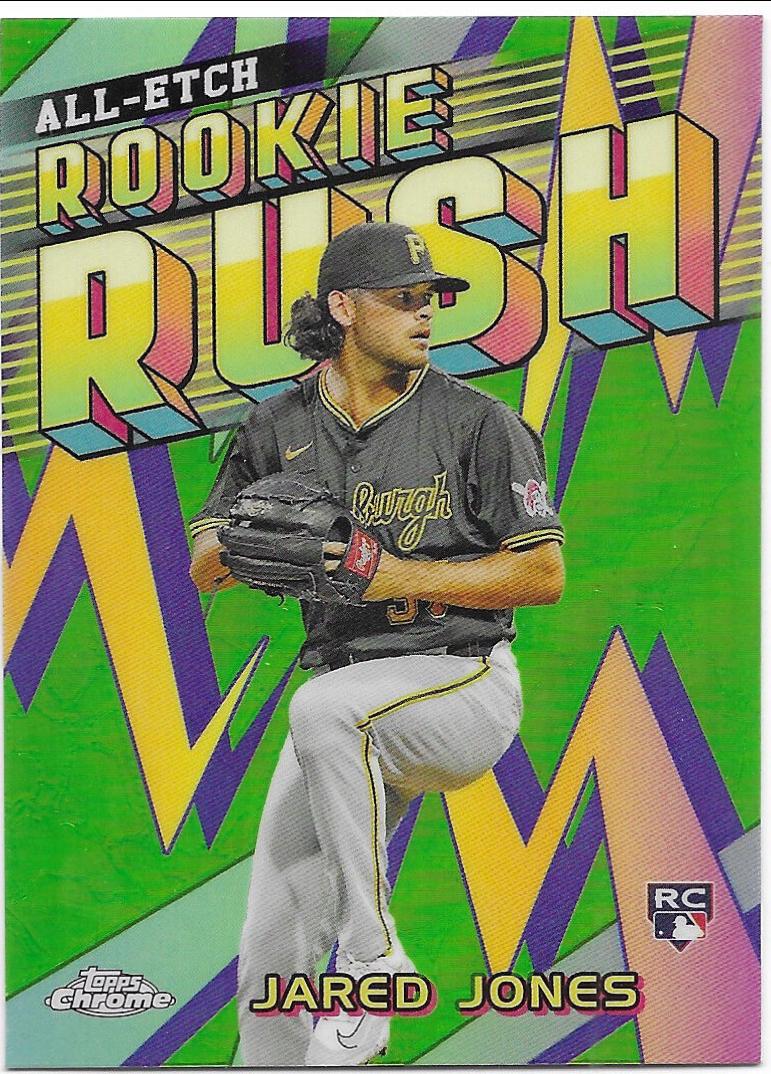 2024 Topps Chrome Update All-Etch Rookie Rush Jared Jones #CAERU-12 card