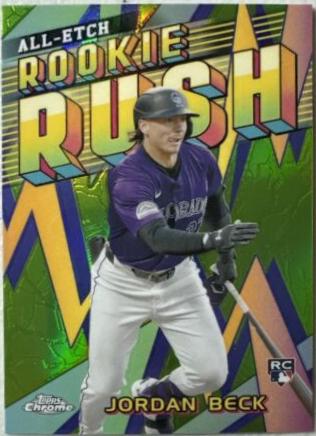 2024 Topps Chrome Update All-Etch Rookie Rush Jordan Beck #CAERU-15 card
