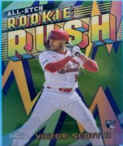 2024 Topps Chrome Update All-Etch Rookie Rush Victor Scott II #CAERU-11 card
