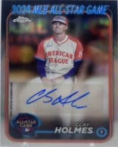 2024 Topps Chrome Update All-Star Game Autograph Clay Holmes #ASGCA-CH card