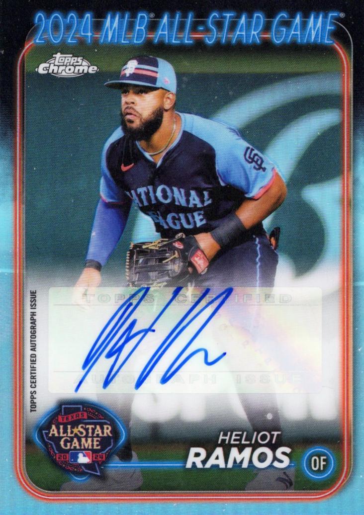 2024 Topps Chrome Update All-Star Game Autograph Heliot Ramos #ASGCA-HR card