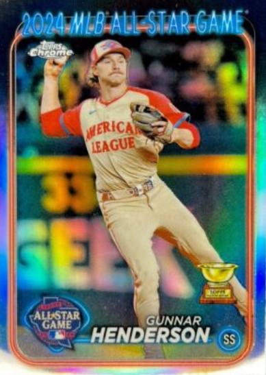 2024 Topps Chrome Update All-Star Game Gunnar Henderson #ASGC-5 card