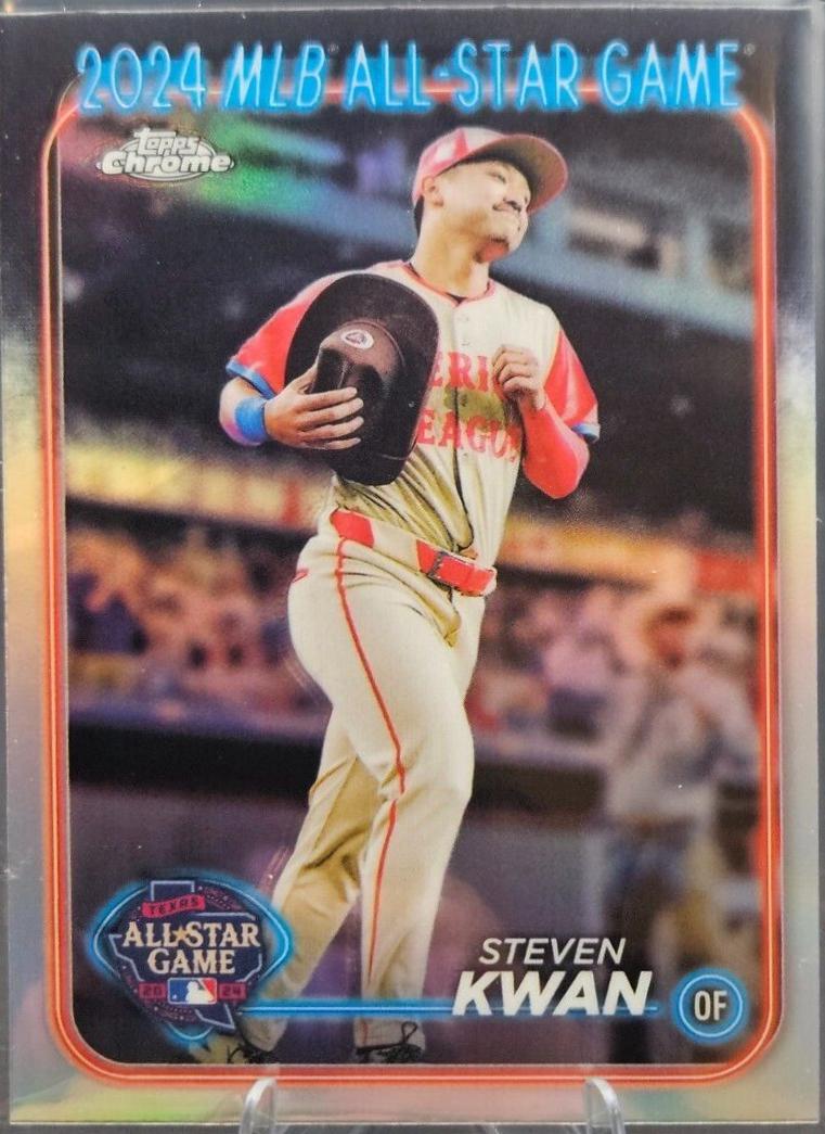 2024 Topps Chrome Update All-Star Game Steven Kwan #ASGC-8 card