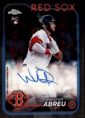2024 Topps Chrome Update Autograph Wilyer Abreu #AC-WA card