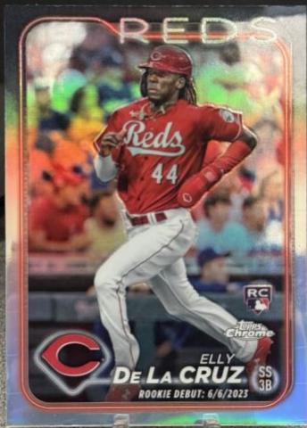 2024 Topps Chrome Update Elly De La Cruz [Refractor] #USC150 card
