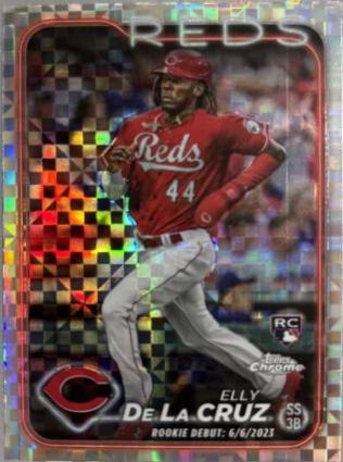 2024 Topps Chrome Update Elly De La Cruz [X-fractor] #USC150 card