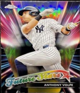 2024 Topps Chrome Update Future Stars Anthony Volpe #FSU-4 card