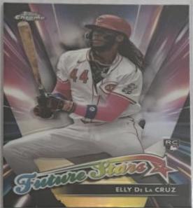 2024 Topps Chrome Update Future Stars Elly De La Cruz [Orange Refractor] #FSU-11 card